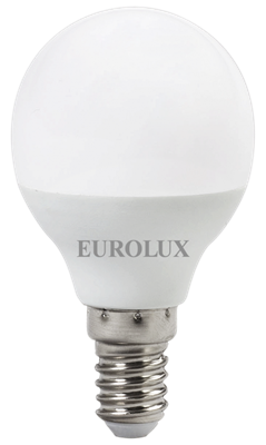 Лампа светодиодная EUROLUX LL-E-G45-7W-230-2,7K-E14 76/2/5 - фото 11096