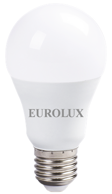 Лампа светодиодная EUROLUX LL-E-A60-15W-230-2,7K-E27 76/2/19 - фото 11124