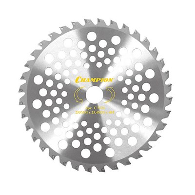 Нож с зубцами из твердого сплава Anti-kick 40/255/25,4 (SRM-330ES/SRM-350ES,4605), CHAMPION, C5121 1735 - фото 44292