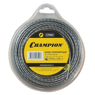 Корд трим.CHAMPION  Alu Twist 3.0мм*25м (витой) 2087 - фото 45096