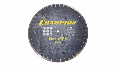 Диск алмазный CHAMPION бетон PRO 600/25,4/10/4 Concremax (13л/с бетон отвержд.,ж/б с наполн.сред.тв) 2222 - фото 45397