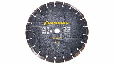 Диск алмазный CHAMPION бетон ST 300/25,4/10 Concremax (старый бетон ,ж/б с наполн.сред.тв) 2223 - фото 45398