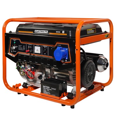 Бензиновый генератор Electrolite 6000S электростартер 92