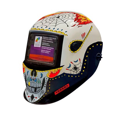 Сварочная маска Aurora А-777 SKELETON FIRE 3159