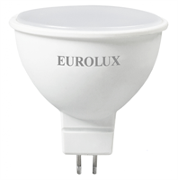 Лампа светодиодная EUROLUX LL-E-MR16-7W-230-4K-GU5.3 76/2/24