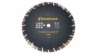 Диск алмазный CHAMPION универсальный ST 350/25,4/14 Fast Gripper (бетон, кирпич, тротуарная плитка), 1812