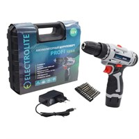 Шуруповерт аккумуляторный Electrolite PROFI 12/2.0 2 Ач, 1 АКБ 2369